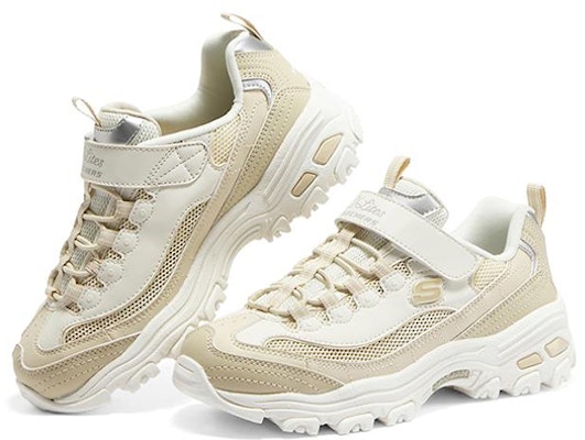 (Youth) Skechers D'Lites Low 'Natural White' 302504L-NTW Lookbook (Youth) Skechers D'Lites Low 'Natural White' 302504L-NTW