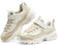 (JR) Skechers D'Lites Low 'Putih Semula Jadi' 302504L-NTW