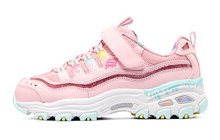 (Youth) Skechers D'Lites Low 'Pink' 302575L-PKMT