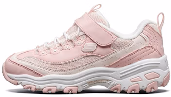 (Youth) Skechers D'lites Low Running Shoes Pink 664094L-LTPK (Youth) Skechers D'lites Low Running Shoes Pink 664094L-LTPK