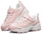(JR) Skechers D'lites Kasut Lari Wanita Rendah Warna Merah Jambu 664094L-LTPK