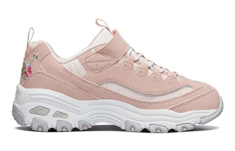 (PS) Skechers D'Lites Low-Top Sneakers K Pink/Silver 圖 2