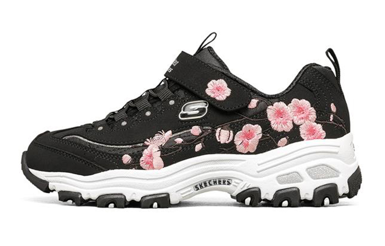 (Youth) Skechers D'Lites 'Black Pink'