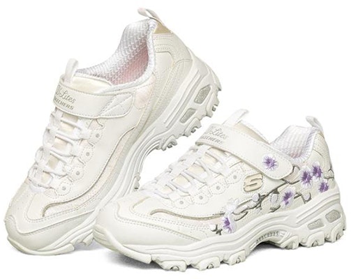 (JR) 스케쳐스 D'Lites 로우 "매화 자수" 302507L-WHT Lookbook (JR) 스케쳐스 D'Lites 로우 "매화 자수" 302507L-WHT