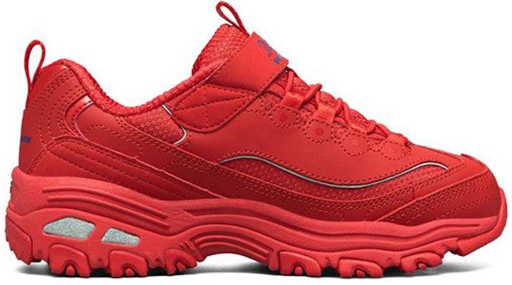 (Youth) Skechers D'Lites Low 'Red' 80522L-RED Order (Youth) Skechers D'Lites Low 'Red' 80522L-RED