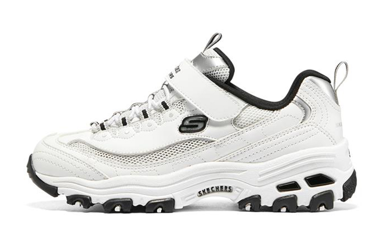 Buy (JR) Skechers D'Lites Low 'Putih Hitam' 302504L-WBK