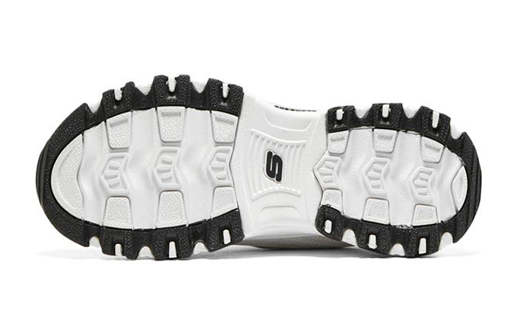 (Youth) Skechers D'Lites Low 'White Black' 圖 5