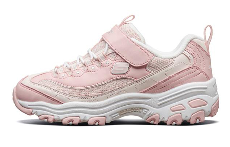 (Youth) Skechers D'lites Low Running Shoes Pink 664094L-LTPK