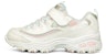 (JR) Skechers D'Lites Low Top 'Putih Merah Jambu' 302504L-WLPK