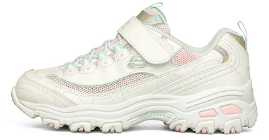 (Youth) Skechers D'Lites Low Top 'White Pink' 302504L-WLPK (Youth) Skechers D'Lites Low Top 'White Pink' 302504L-WLPK