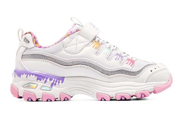 (Youth) Skechers D'lites 'White Multicolor' 圖 2
