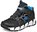 Lookbook (JR) Skechers D'Lites Mid 'Hitam Biru' 660074L-BKBL