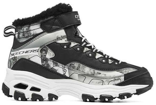 (JR) スケッチャーズ D'lites ミッド ブラックホワイトフリース 302532L-BKW Order (JR) スケッチャーズ D'lites ミッド ブラックホワイトフリース 302532L-BKW