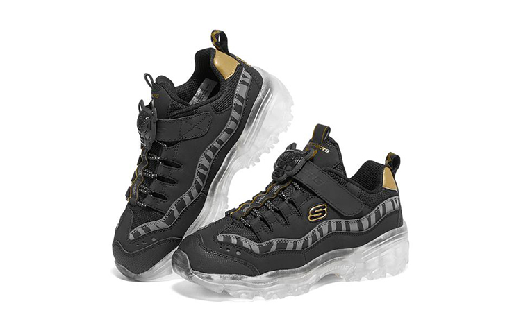 (Youth) Skechers Ice D'lites 'Black Gold' 圖 3