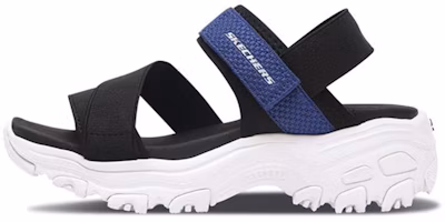 (Youth) Skechers D'Lites Sandal 'Black Blue' 996335L-BKBL (Youth) Skechers D'Lites Sandal 'Black Blue' 996335L-BKBL