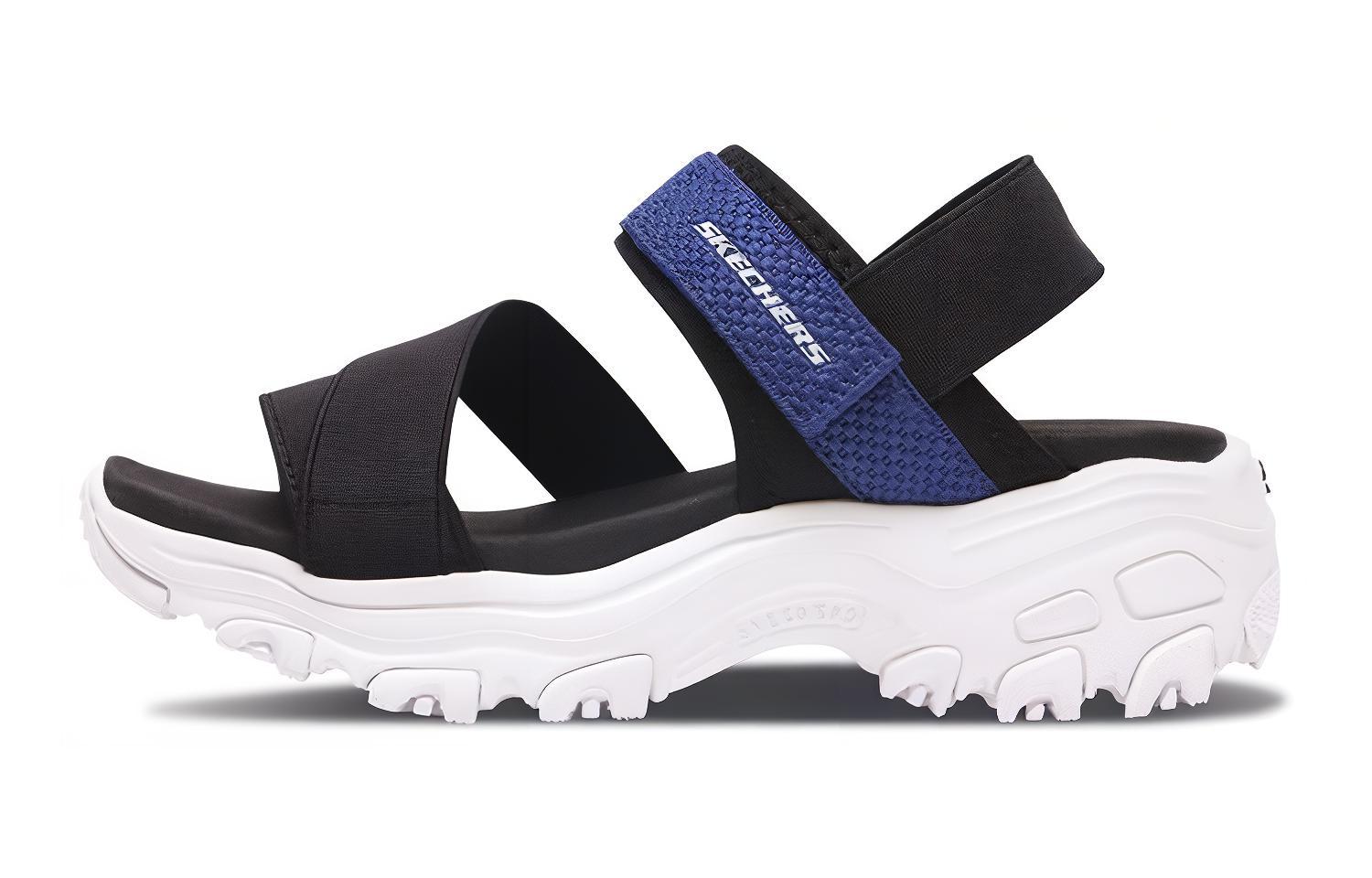 (Youth) Skechers D'Lites Sandal 'Black Blue' 996335L-BKBL