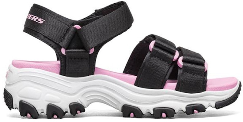 (JR) Sandal Skechers D'Lites 'Hitam Pink' 664134L-BKPK Order (JR) Sandal Skechers D'Lites 'Hitam Pink' 664134L-BKPK