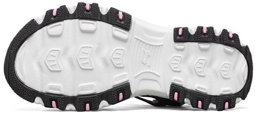 (JR) Sandal Skechers D'Lites 'Hitam Pink' 664134L-BKPK Shop (JR) Sandal Skechers D'Lites 'Hitam Pink' 664134L-BKPK