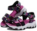 Lookbook (JR) Skechers D'Lites Sandal 'Velcro Hitam Pelangi' 664079L-BKMT