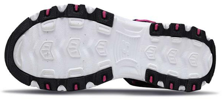 (Youth) Skechers D'Lites Sandal 'Black Rainbow Velcro' 664079L-BKMT Purchase (Youth) Skechers D'Lites Sandal 'Black Rainbow Velcro' 664079L-BKMT