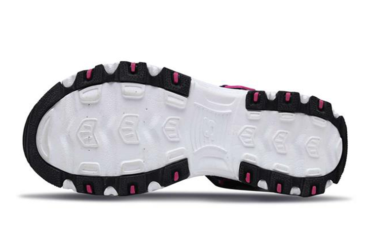 Purchase (Youth) Skechers D'Lites Sandal 'Black Rainbow Velcro' 664079L-BKMT