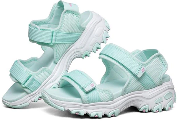 (Youth) Skechers D'Lites Sandal 'Green' 664171L-MNT Lookbook (Youth) Skechers D'Lites Sandal 'Green' 664171L-MNT