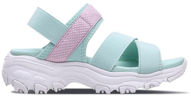 (JR) Sandal Skechers D'Lites 'Hijau Pink' 996335L-AQPK Order (JR) Sandal Skechers D'Lites 'Hijau Pink' 996335L-AQPK
