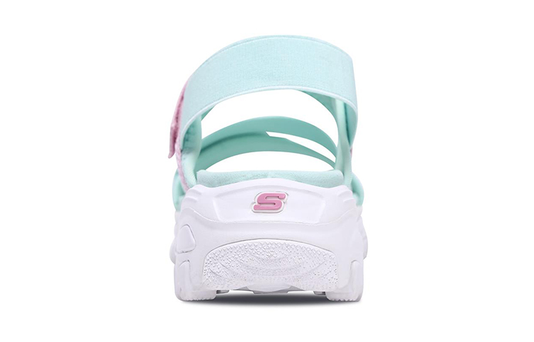 Shop (Youth) Skechers D'Lites Sandal 'Green Pink' 996335L-AQPK