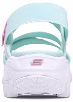 Shop 大童 Skechers D'lites 運動涼鞋 綠粉