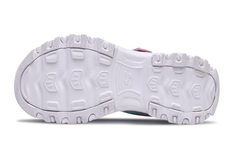 Purchase (Youth) Skechers D'Lites Sandal 'Green Pink' 996335L-AQPK