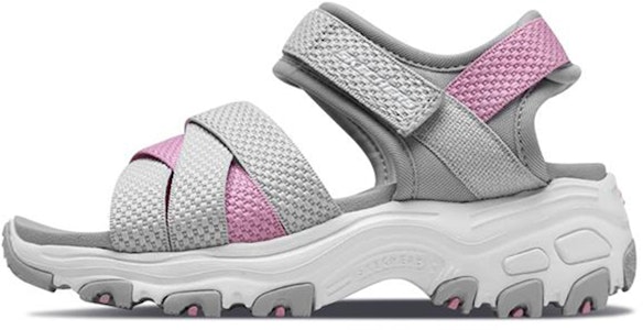 (JR) スケッチャーズ D'Lites サンダル (グレー/ピンク) 996337L-LGPK Buy (JR) スケッチャーズ D'Lites サンダル (グレー/ピンク) 996337L-LGPK