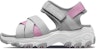 (JR) Skechers D'Lites Sandal 'Kelabu Merah Jambu' 996337L-LGPK