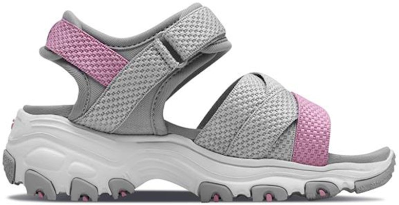 (Youth) Skechers D'Lites Sandal 'Grey Pink' 996337L-LGPK Order (Youth) Skechers D'Lites Sandal 'Grey Pink' 996337L-LGPK