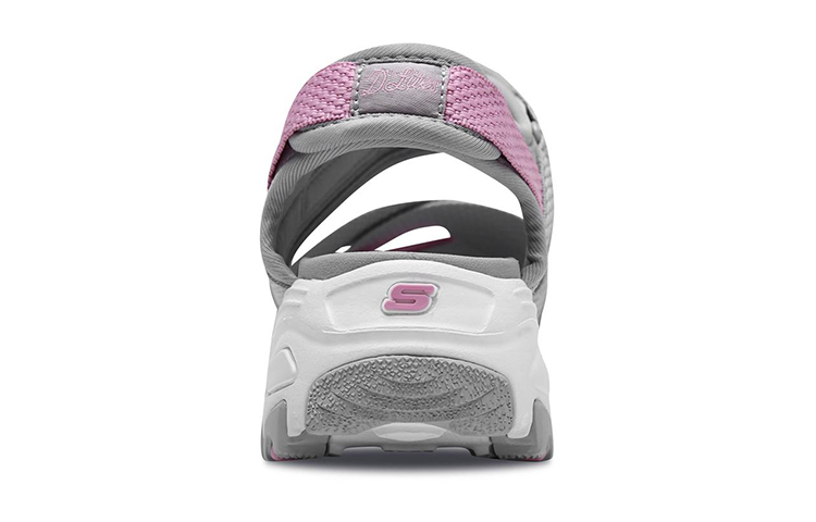 Shop (Youth) Skechers D'Lites Sandal 'Grey Pink' 996337L-LGPK
