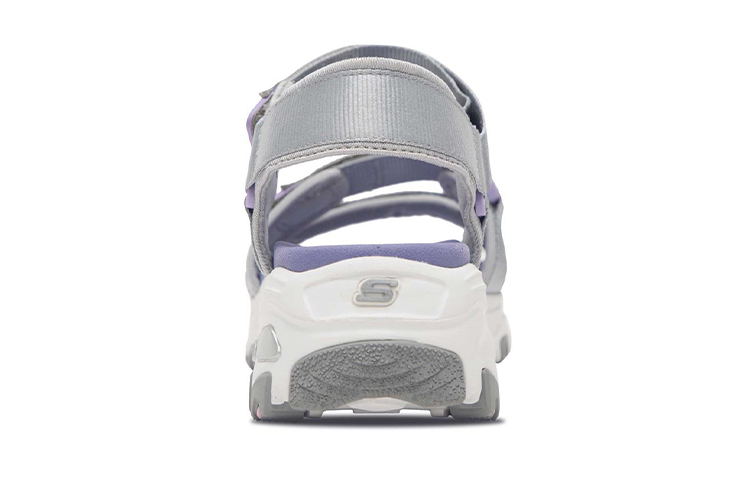 Shop (Youth) Skechers D'Lites Sandal 'Grey Purple' 664075L-GYPR