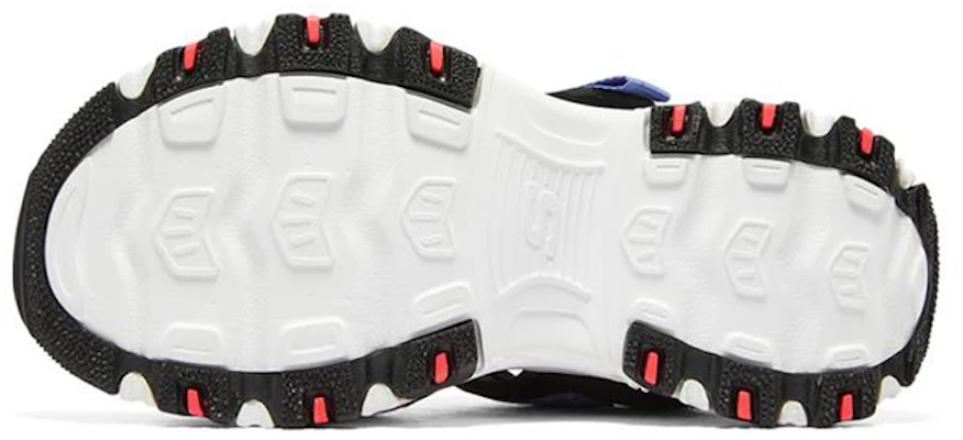 (Youth) Skechers D'Lites Sandal 'Magic Tape Black Blue Orange' 303101L-BKMT Purchase (Youth) Skechers D'Lites Sandal 'Magic Tape Black Blue Orange' 303101L-BKMT