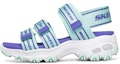 Buy (JR) Skechers D'Lites Sandal 'Hijau Pucuk Velcro' 664167L-MNT