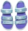 Shop (JR) Skechers D'Lites Sandal 'Hijau Pucuk Velcro' 664167L-MNT