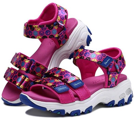 (JR) Skechers D'Lites 凉鞋 '粉色' 664079L-PKMT Lookbook (JR) Skechers D'Lites 凉鞋 '粉色' 664079L-PKMT