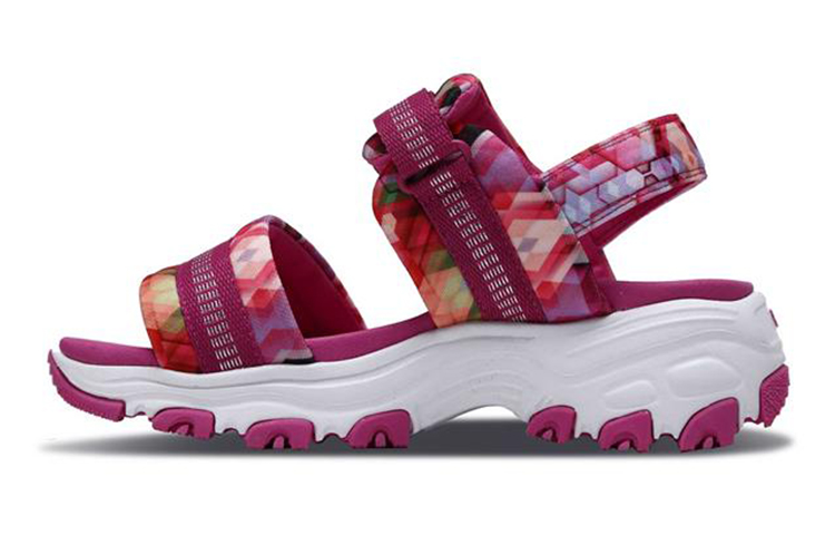 (Youth) Skechers D'Lites Sandal 'Peach Pink' 664076L-HPK