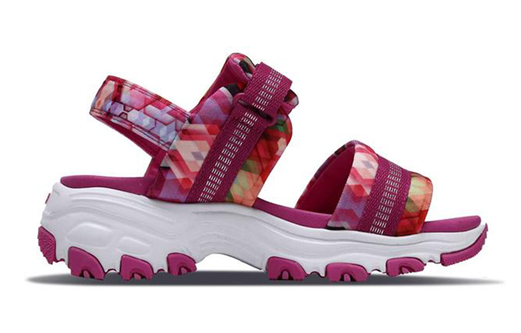 Order (Youth) Skechers D'Lites Sandal 'Peach Pink' 664076L-HPK