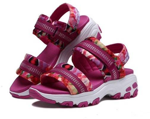 (Youth) Skechers D'Lites Sandal 'Peach Pink' 664076L-HPK Lookbook (Youth) Skechers D'Lites Sandal 'Peach Pink' 664076L-HPK