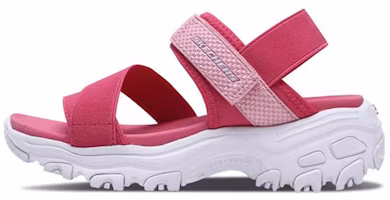 (Youth) Skechers D'Lites Sandal 'Peach Pink' 996335L-HPK (Youth) Skechers D'Lites Sandal 'Peach Pink' 996335L-HPK