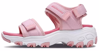 (Youth) Skechers D'Lites Sandal 'Pink Magic Tape' 996334L-PNK (Youth) Skechers D'Lites Sandal 'Pink Magic Tape' 996334L-PNK