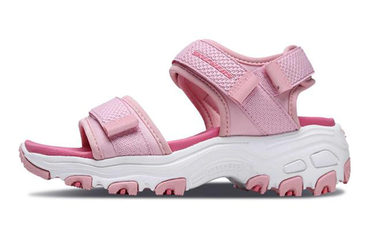 (Youth) Skechers D'Lites Sandal 'Pink Magic Tape' 996334L-PNK