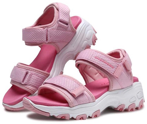 (Youth) Skechers D'Lites Sandal 'Pink Magic Tape' 996334L-PNK Lookbook (Youth) Skechers D'Lites Sandal 'Pink Magic Tape' 996334L-PNK