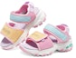 Lookbook (JR) Skechers D'Lites Sandal 'Pink Multicolor' - Sandal Wanita Warna Pink Berbilang Warna 303101L-PKMT