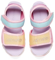 大童 Skechers D'Lites 魔術粘帶休閒老爹涼鞋 粉紅多彩 Shop 大童 Skechers D'Lites 魔術粘帶休閒老爹涼鞋 粉紅多彩