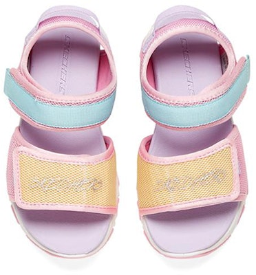 (Youth) Skechers D'Lites Sandal 'Pink Multicolor' 303101L-PKMT Shop (Youth) Skechers D'Lites Sandal 'Pink Multicolor' 303101L-PKMT