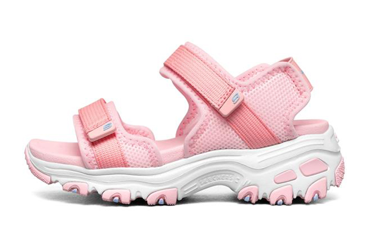 (Youth) Skechers D'Lites Sandal 'Pink White' 664171L-PCH